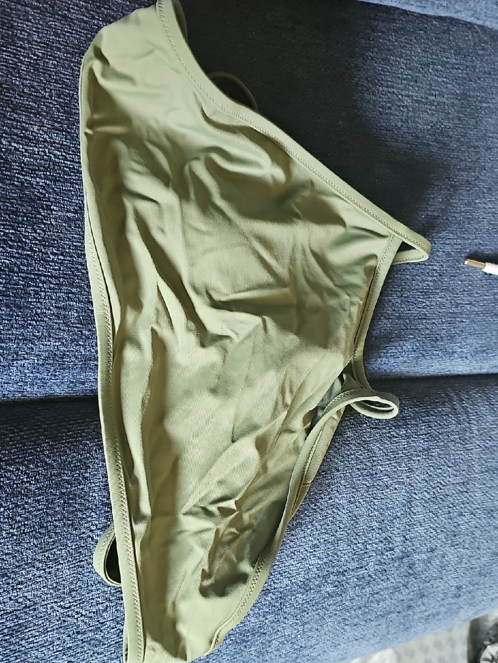 aerie Olive Green Bikini Top
